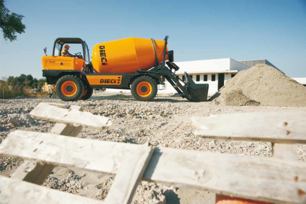 DIECI bétonneuse - Maniabilité, compacité et agilité